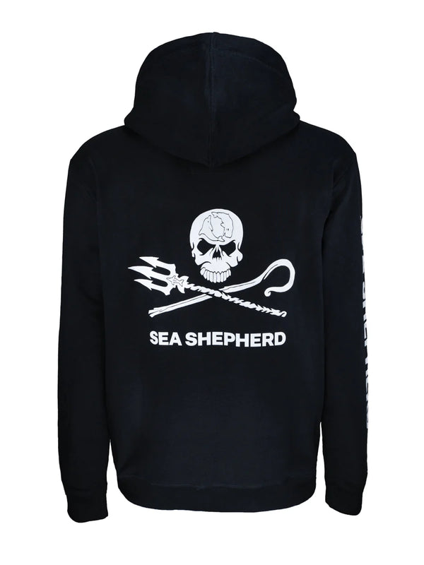 Felpa Unisex Jolly Roger | Nera - Nuovo logo