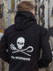 Felpa Unisex Senza Zip Jolly Roger | Nera