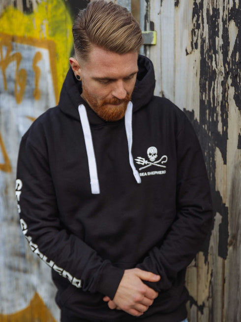 Felpa Unisex Senza Zip Jolly Roger | Nera