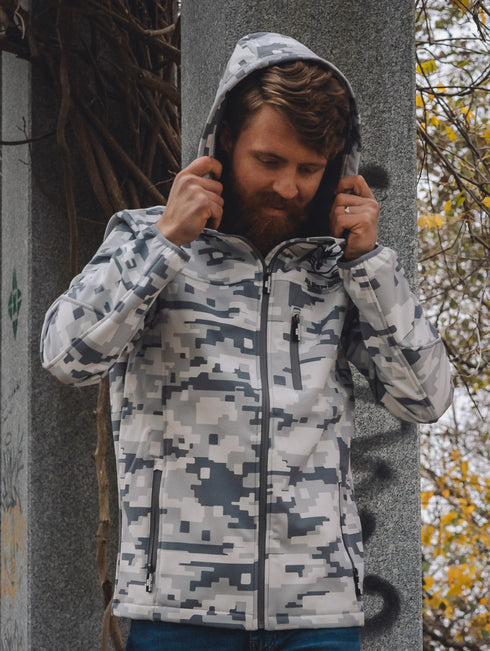 Giacca Softshell Unisex Arctic White | Ghiaccio