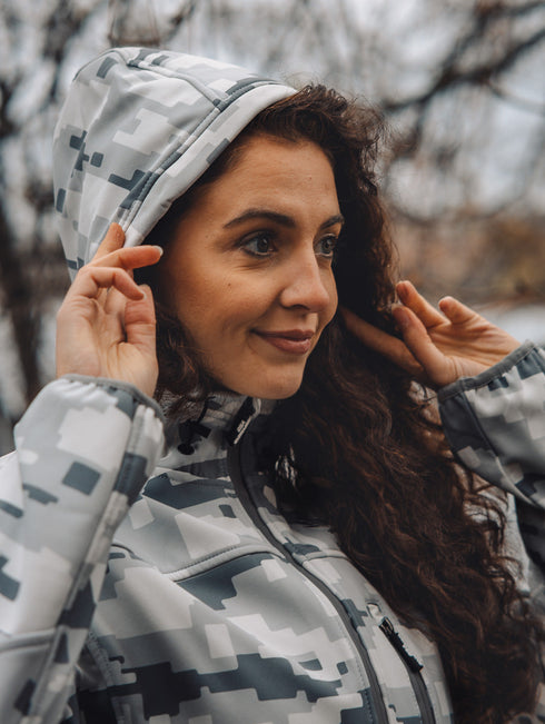 Giacca Softshell Unisex Arctic White | Ghiaccio