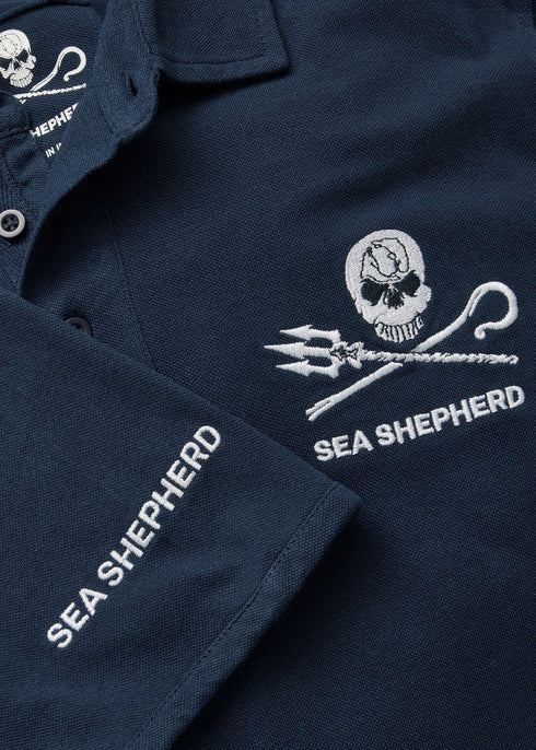 Polo Unisex Sea Shepherd Jolly Roger