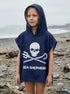 Poncho in telo mare Unisex Bambini Jolly Roger | Blu