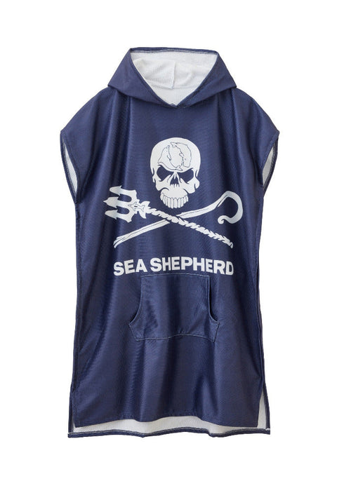 Poncho Telo Mare Unisex Jolly Roger | Blu