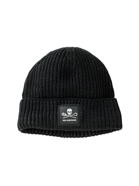 Berretto lavorato a maglia Jolly Roger | Nero