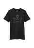 Maglietta Unisex Slub Jolly Roger | Nero