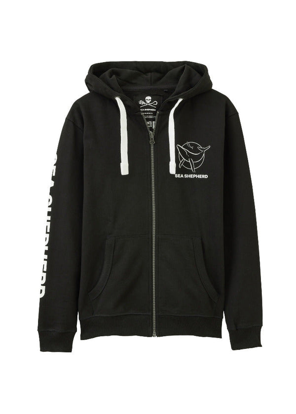 Felpa con Cappuccio Logo Classico | Nera
