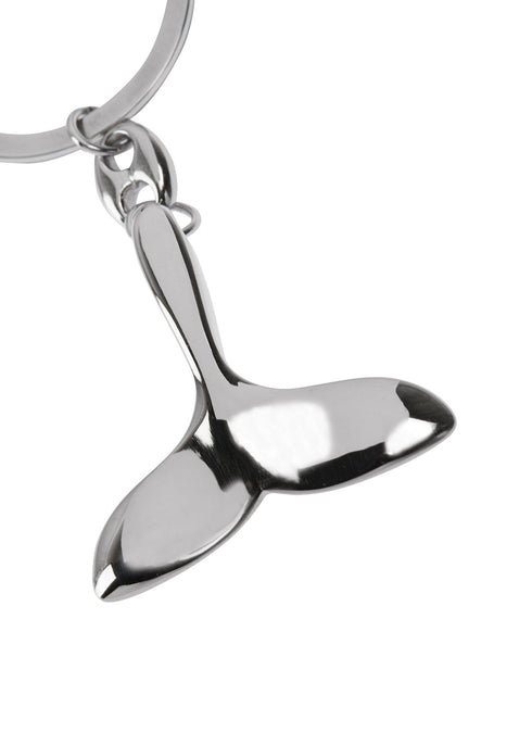Whale Tail Keychain | Polished