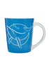 Porcelain Mug Whale Logo | Blue