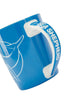 Porcelain Mug Whale Logo | Blue