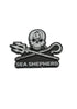 Jolly Roger Flag Pin | Black