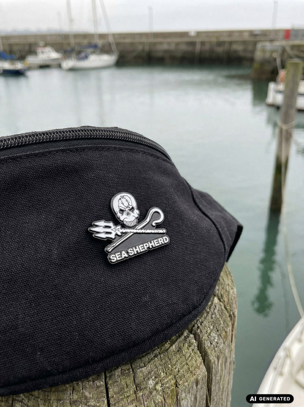 Spilla Metallo Jolly Roger | Nero