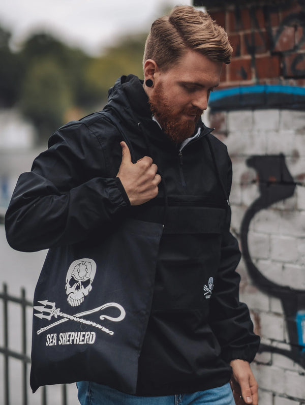 Borsa Shopper Jolly Roger | Nero