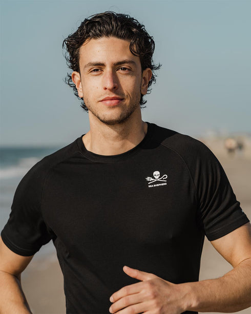 Maglietta Eucalyptus - Iron Roots x Sea Shepherd - Nera