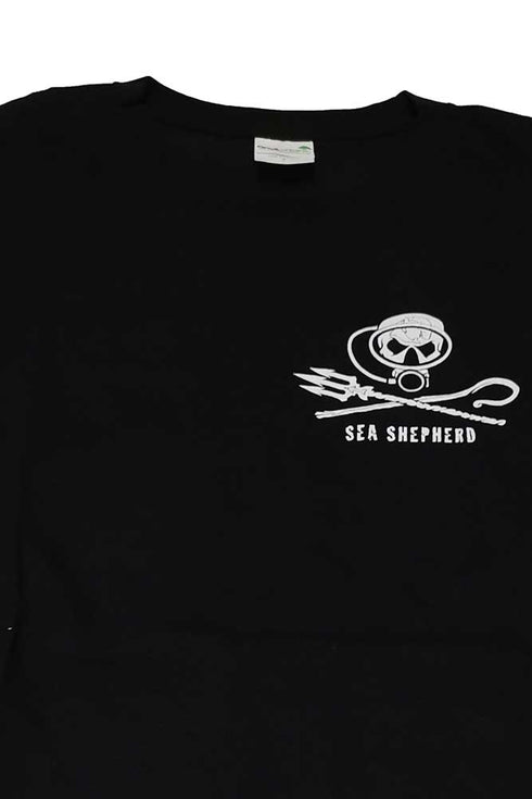 Maglietta Unisex Sea Shepherd Jolly Diver | Nera