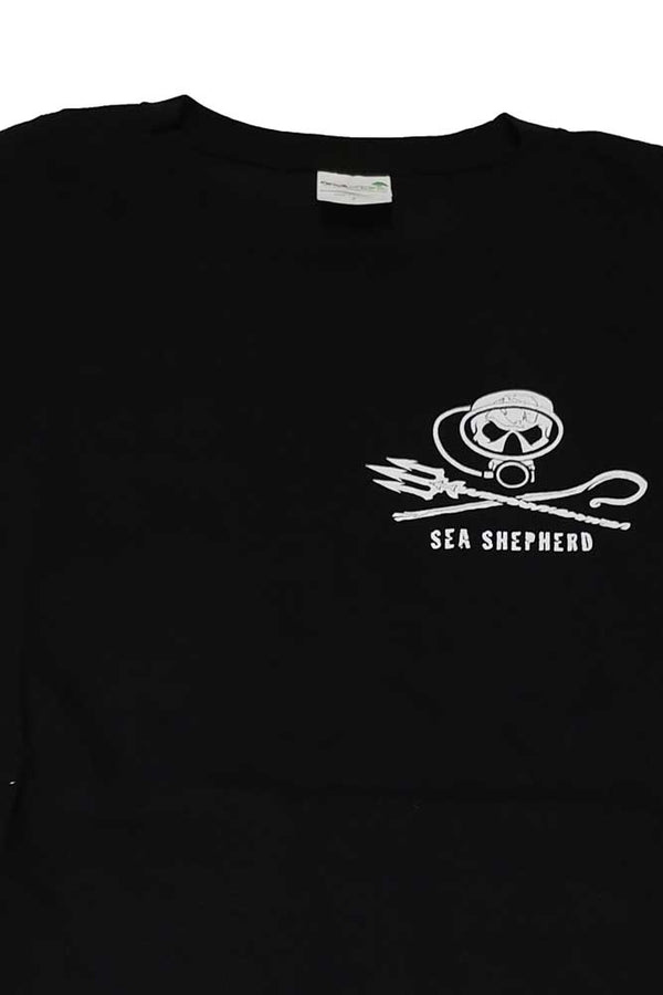 Maglietta Unisex Sea Shepherd Jolly Diver | Nera