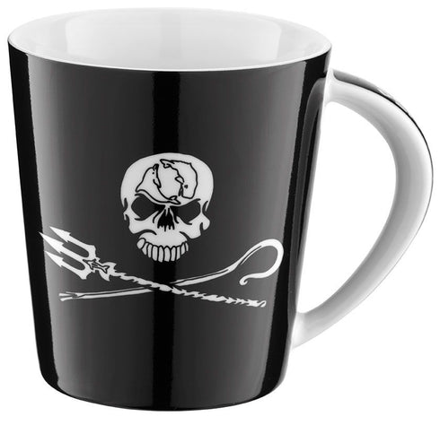 Tazza Porcellana Jolly Roger | Nera
