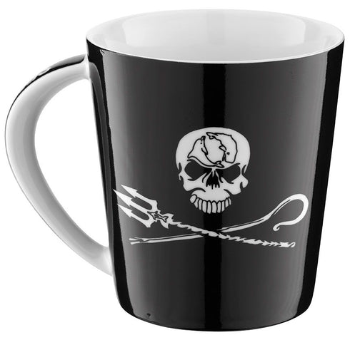 Tazza Porcellana Jolly Roger | Nera