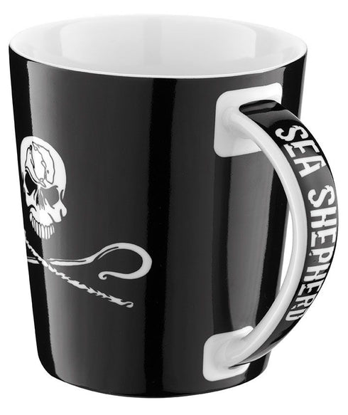 Tazza Porcellana Jolly Roger | Nera