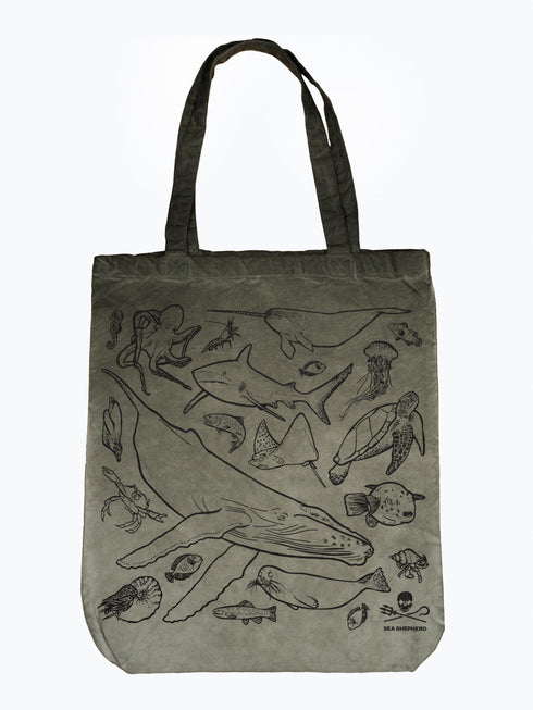 Borsa di Tela Wildlife | Blu