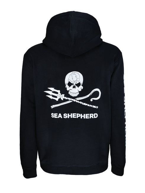 Unisex Zipless Sweatshirt Jolly Roger | Black