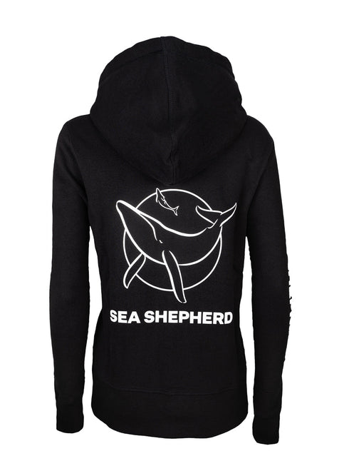 Felpa con Cappuccio Unisex Logo Classico | Nera