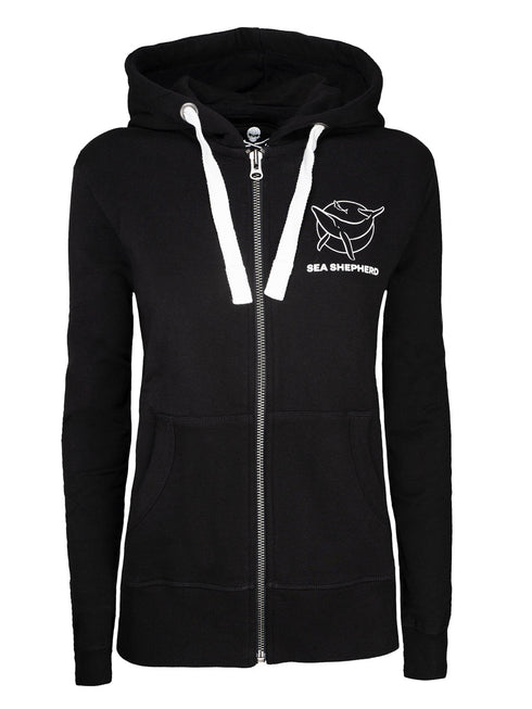 Felpa con Cappuccio Unisex Logo Classico | Nera