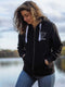 Felpa con Cappuccio Unisex Logo Classico | Nera