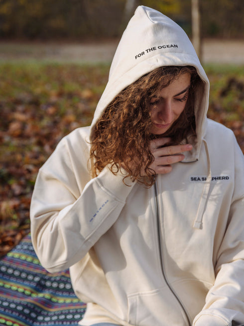 Felpa con Cappuccio Unisex Undercover | Naturale