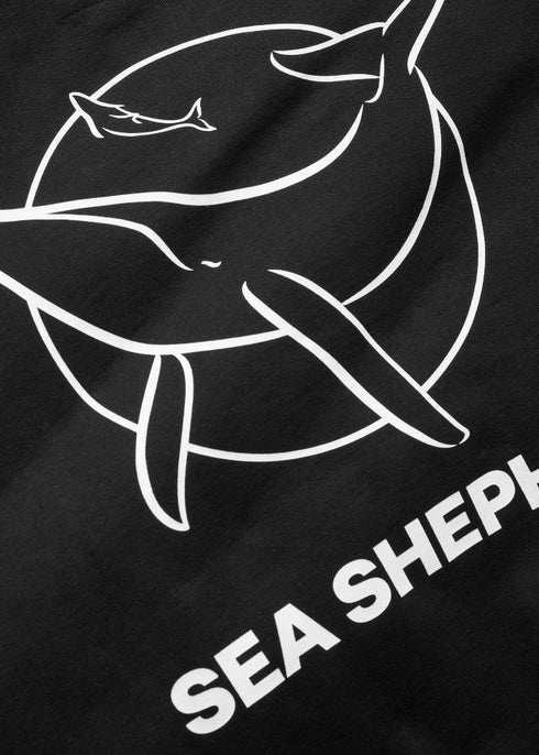 Felpa con Cappuccio Logo Classico | Nera