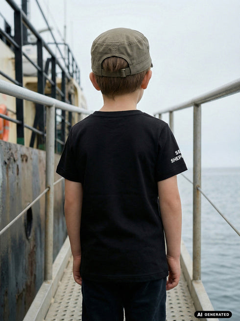 Maglietta Bambino Unisex Jolly Roger | Nero
