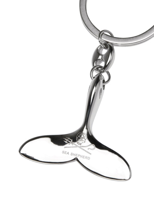 Whale Tail Keychain | Polished