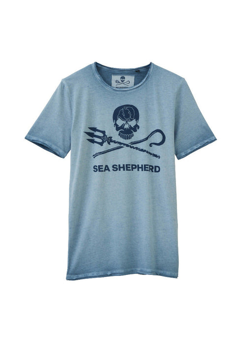 Maglietta Unisex Antarctica Jolly Roger | Blu