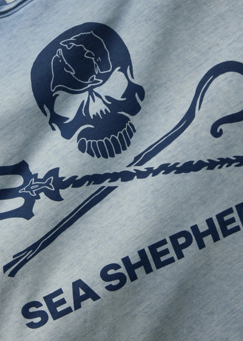 Maglietta Unisex Antarctica Jolly Roger | Blu