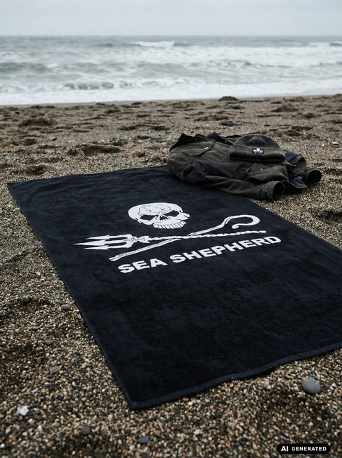 Telo Mare Jolly Roger | Nero
