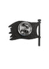 Jolly Roger Flag Pin | Black