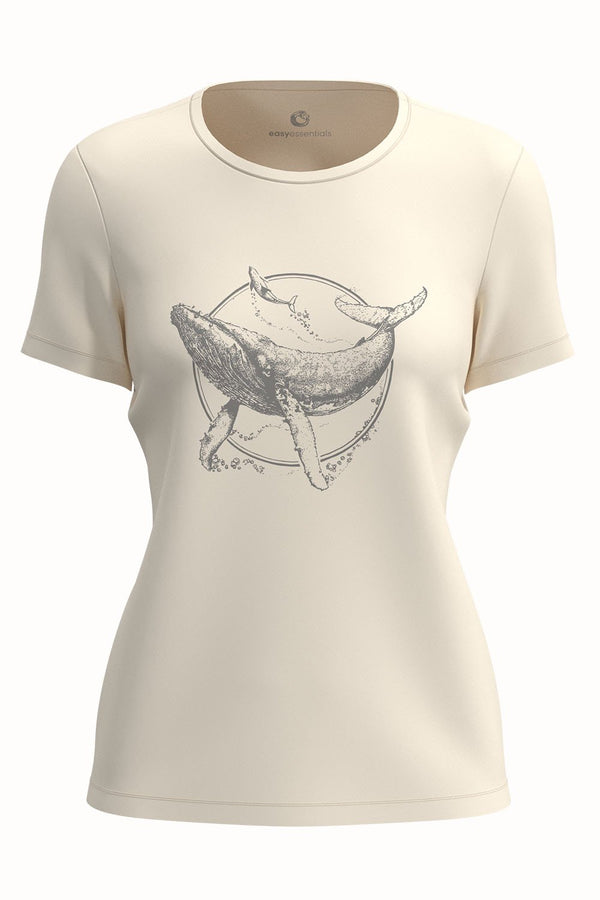 Women  T-Shirt Sea Shepherd Logo Whale | Beige
