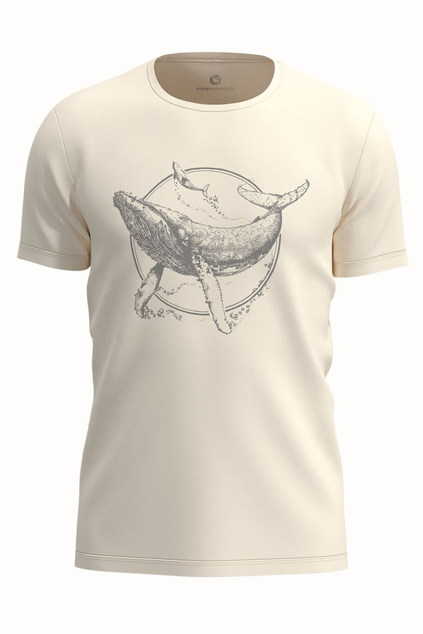 Unisex T-Shirt Sea Shepherd Whale Logo | Beige