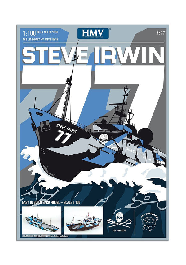 Book HMV 3877 Cardmodel MV Steve Irwin Sea Shepherd