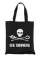 Shopper Bag Jolly Roger | Black