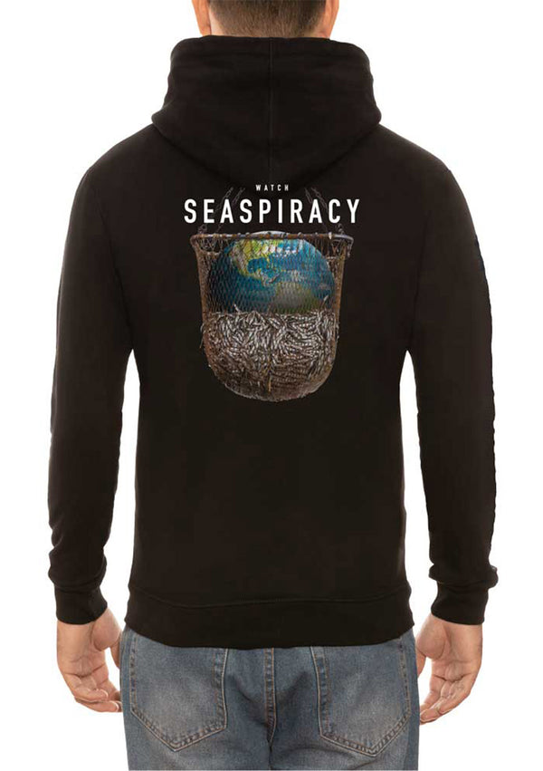 Unisex Sweatshirt Seaspiracy Earth Graphic | Black