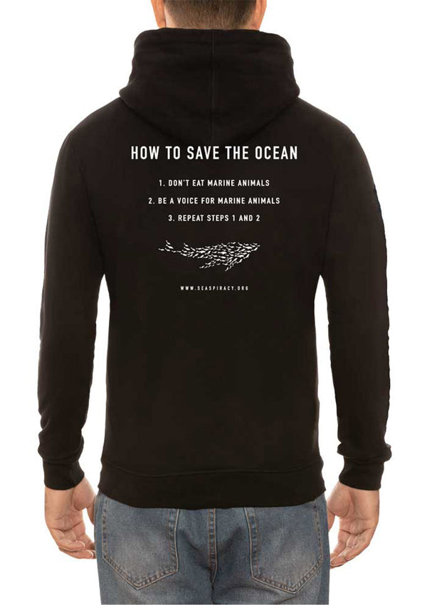 Unisex Seaspiracy Sweatshirt How to Save the Ocean | Black