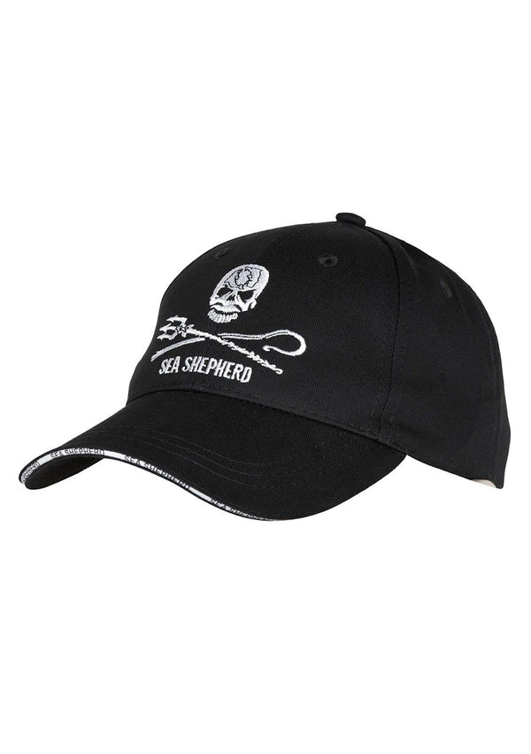 Jolly Roger Baseball Hat | Black